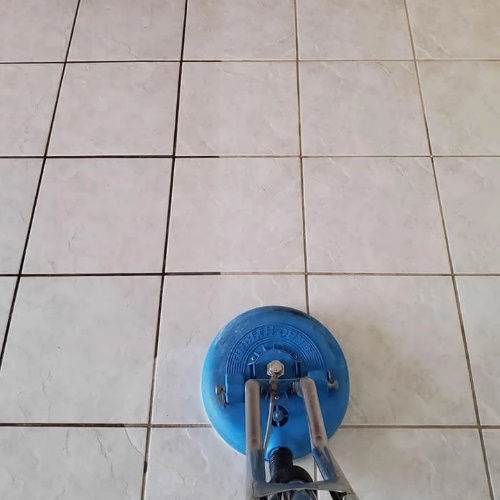 Tile and Grout Cleaning Process
