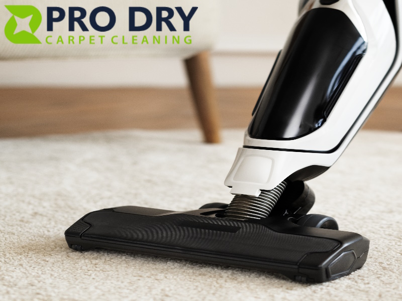 Vacuuming Carpet and Upholstery